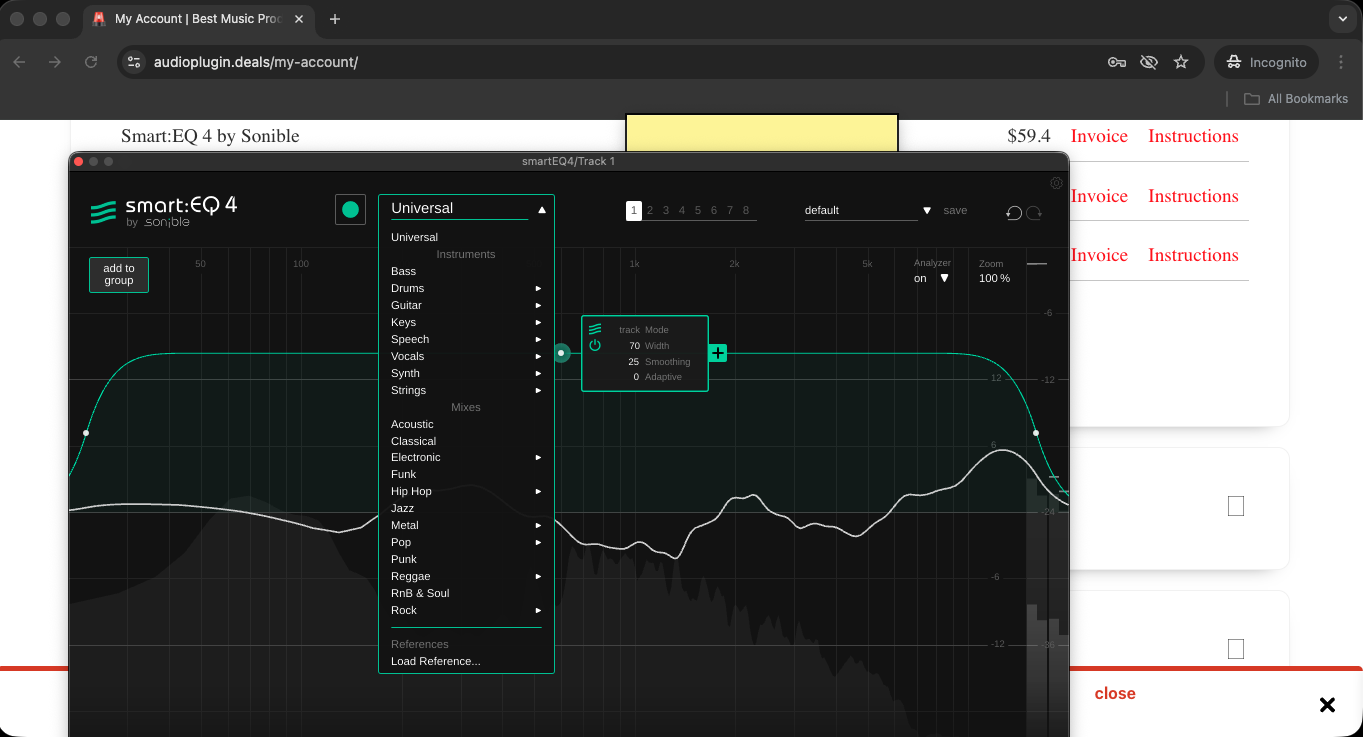 Sonible smart:EQ 4